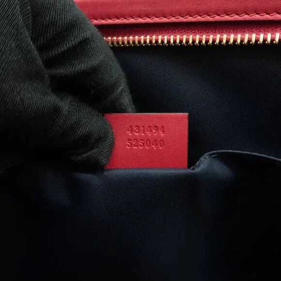 100% Authentic GUCCI Blooms Blue Canvas Clutch Bag 552-060724 - Picture 11 of 12